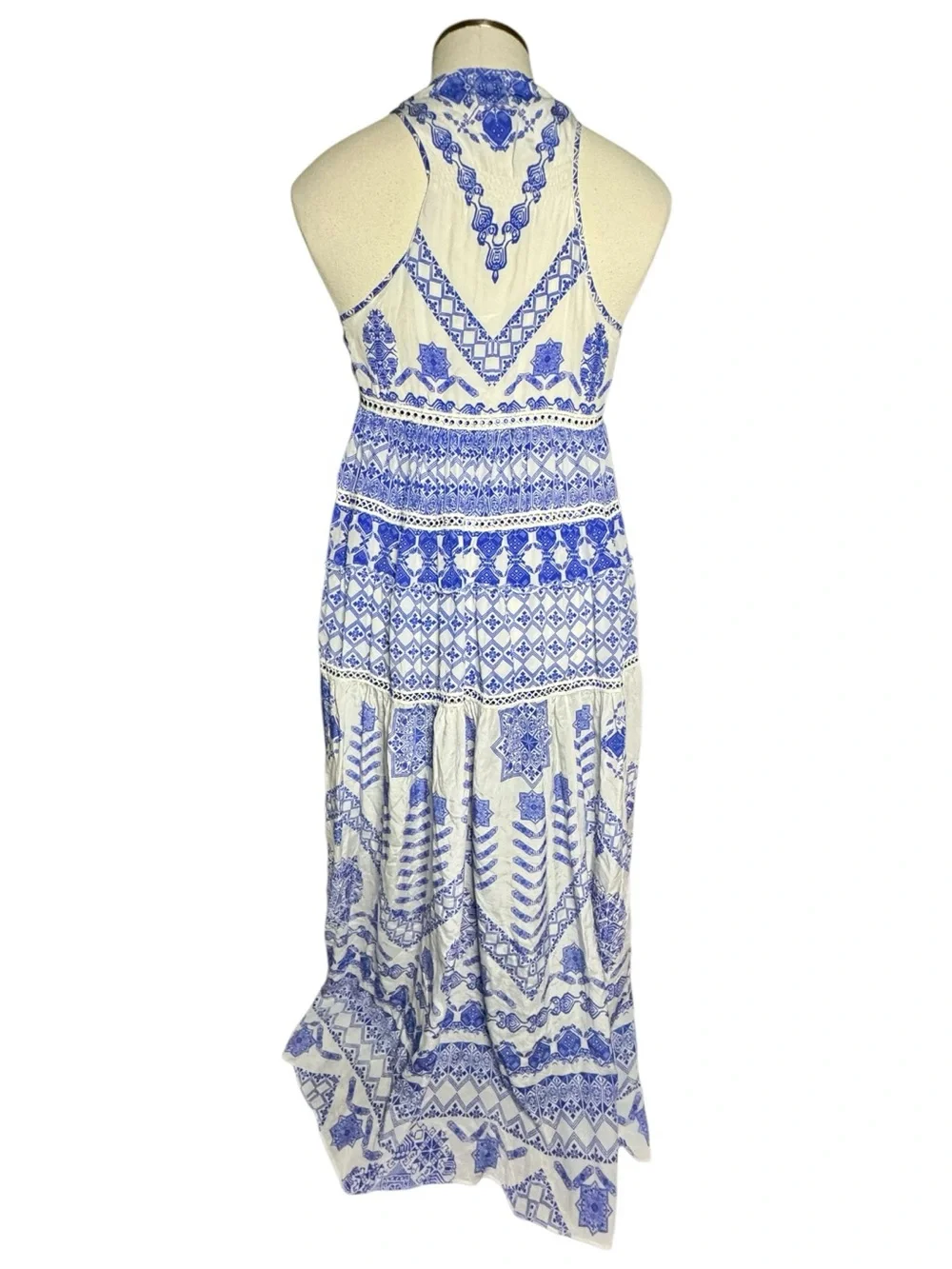 Rococo Sand Silk Lightweight Flowy Summer Dress - Picture 4 of 14